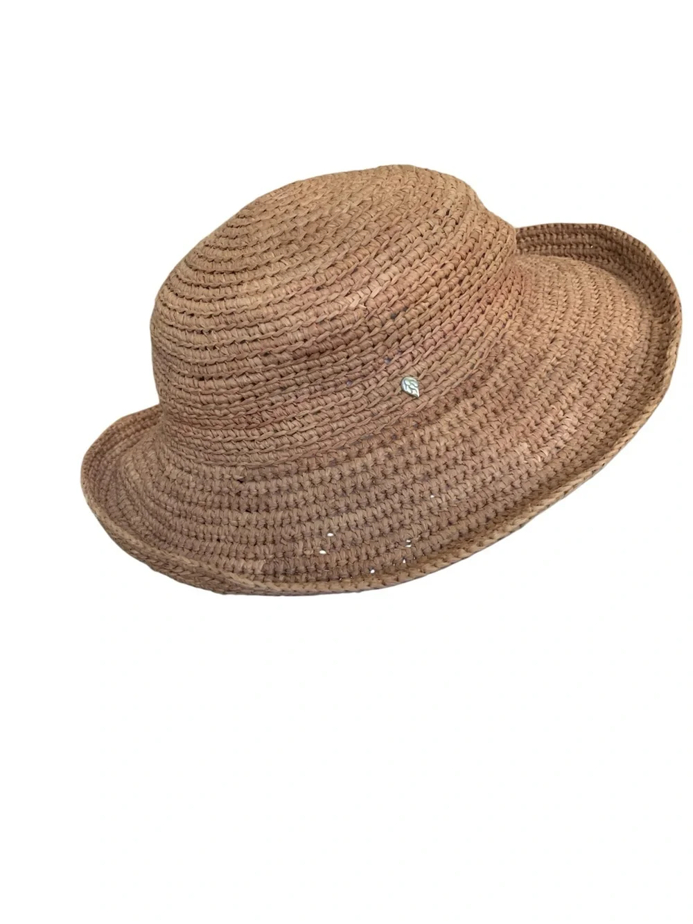 Helen Kaminski Raffia Western Cowboy Sun Hat Brown Size Small